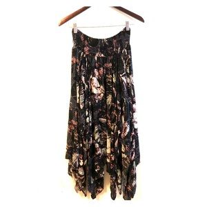 Free People Roaming Wild Maxi Skirt Size Small
